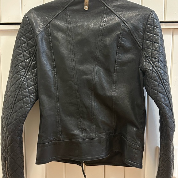COPY - Mackage lambskin biker style jacket . - Picture 4 of 9